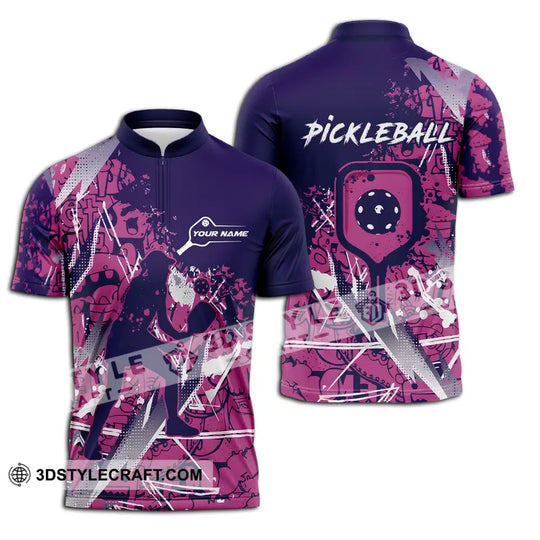 Woman Shirt - Custom Name Pickleball Shirt style option 2