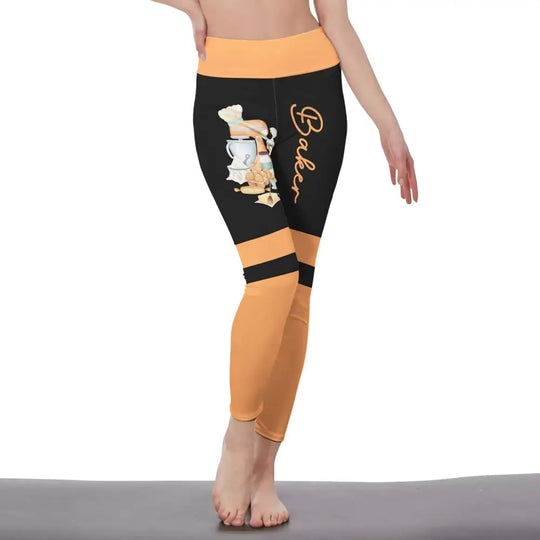 Women Clothing, Baker Sportwear, Baking Gifts, Legging Pants For Women style option 1