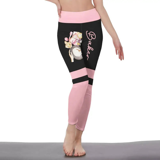 Women Clothing, Baker Sportwear, Baking Gifts, Legging Pants For Women style option 1