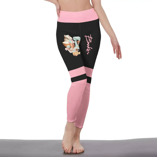 Women Clothing Baker Sportwear Baking Gifts Legging Pants For S