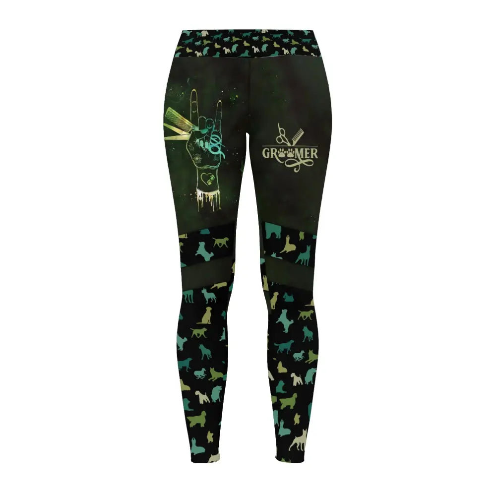 Women Clothing Groomer Legging Pants For S