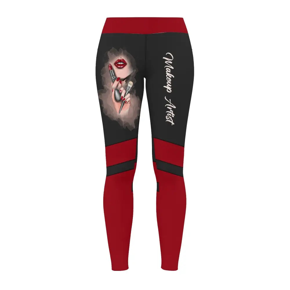 Women Clothing Makeup Artist Sportwear Legging Pants For