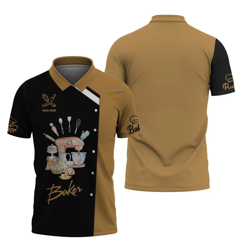 Women Shirt Baking Lover Baker Hoodie Sportwear Polo / S T-Shirt