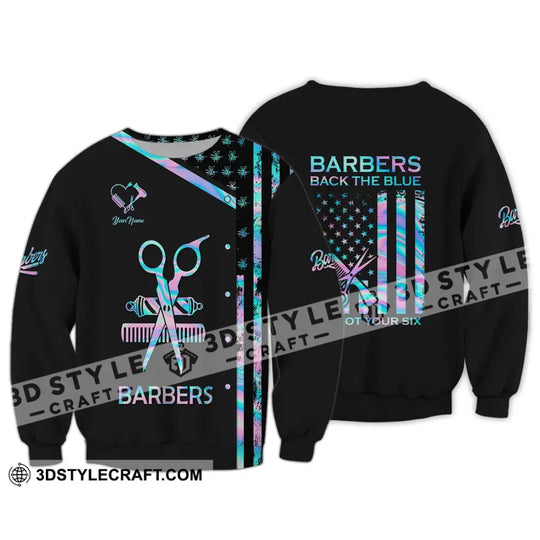 Women Shirt, Barber Shirt, Hairdresser Hoodie, Barber Sportwear style option 3