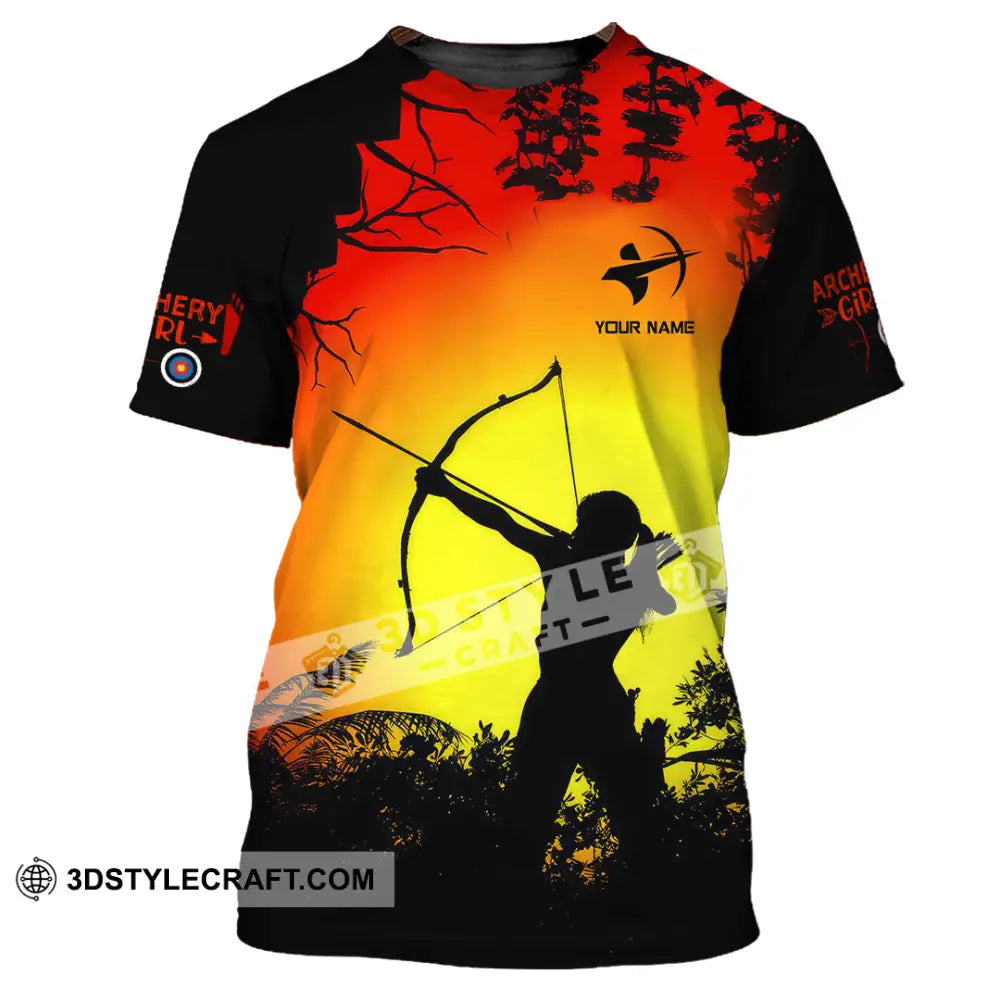 Women Shirt - Custom Archery Girl Lover Archery Player Shirt T-Shirt / S T-shirt