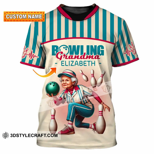 Women Shirt - Custom Bowling Grandma Shirt style option 1