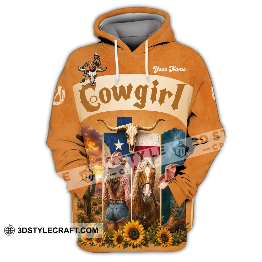 Women Shirt - Custom Cowgirl Shirt - Hoodie / S - T-shirt
