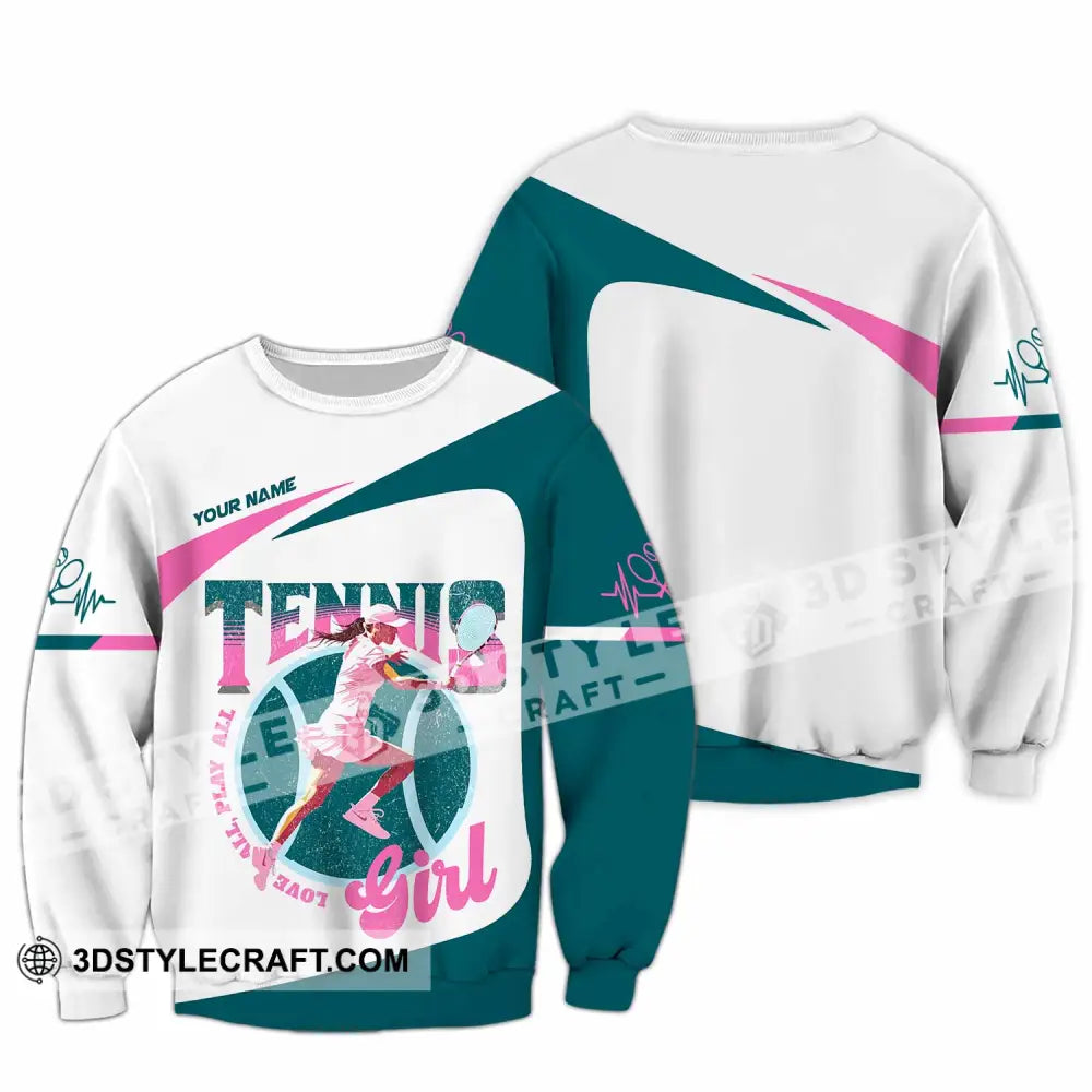 Women Shirt - Custom Love All Play All Tennis Lover Shirt Long Sleeve / S T-shirt