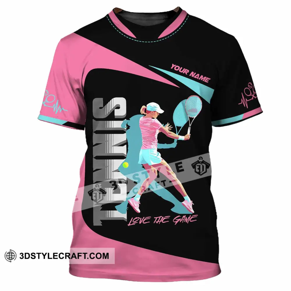 Women Shirt - Custom Love The Game Tennis Lover Shirt T-Shirt / S T-shirt