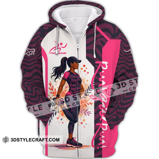 Women Shirt - Custom Run Girl Run 3D Shirt style option 3