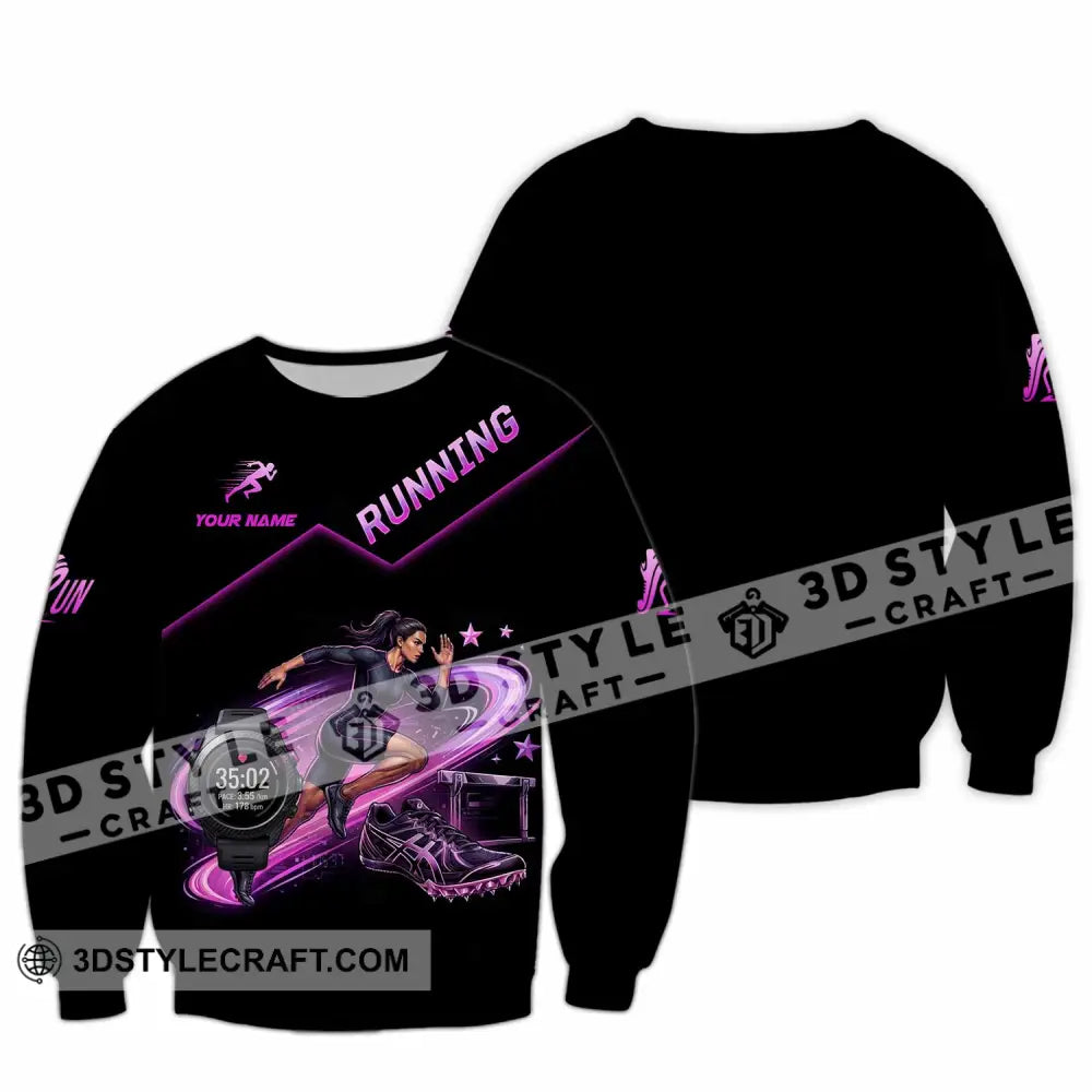 Women Shirt - Custom Running Shirt - Long Sleeve / S - T-shirt