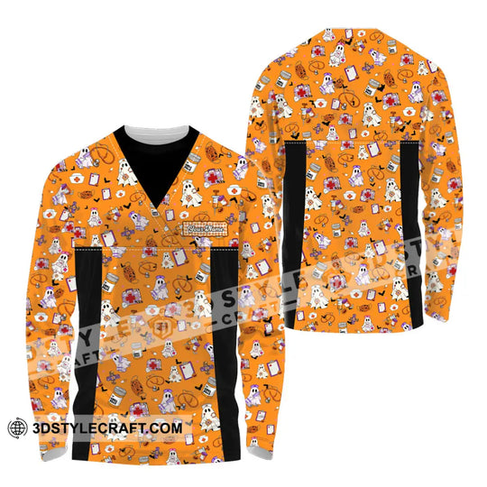 Women Shirt - Custom Scrubstar Fright Friends Halloween Shirt style option 4