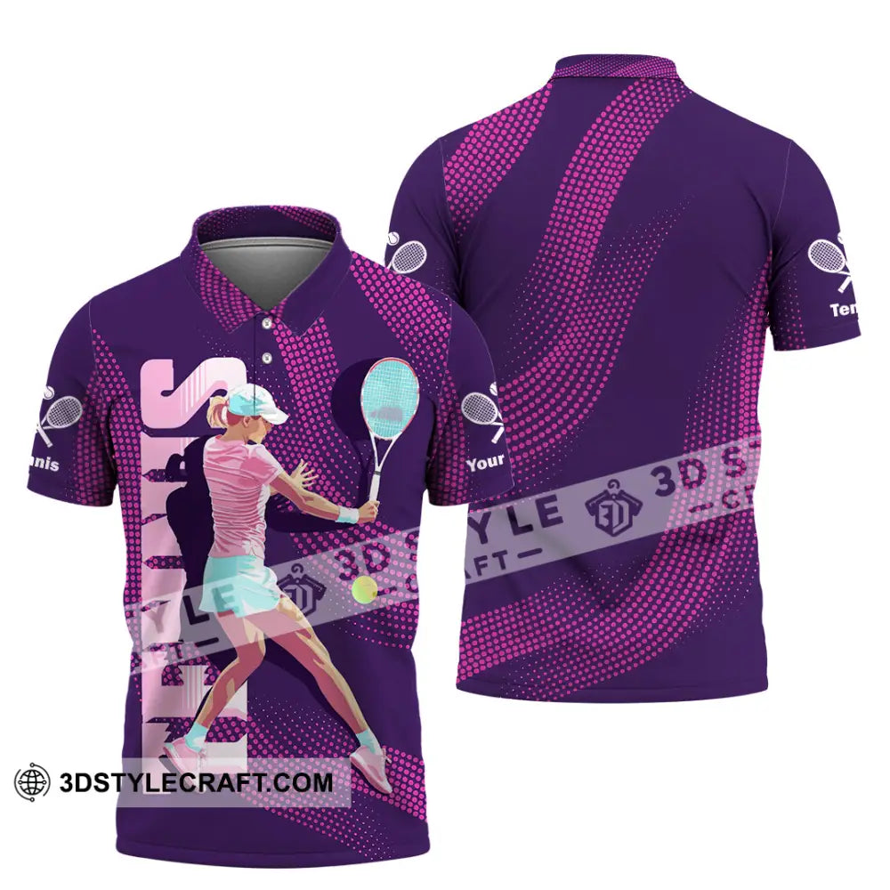 Women Shirt - Custom Tennis 3D Shirt Polo Shirt / S T-shirt
