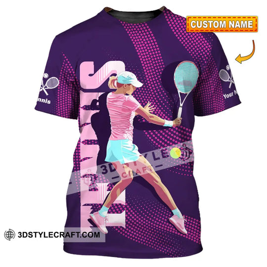 Women Shirt - Custom Tennis 3D Shirt style option 1