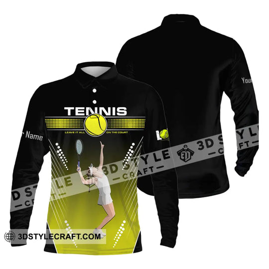 Women Shirt - Custom Tennis Player Sport Shirt style option 3