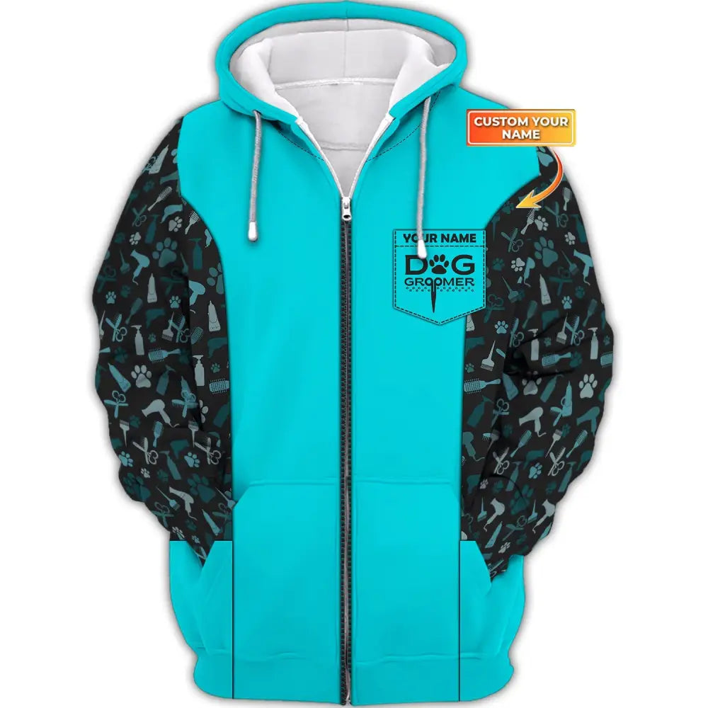 Women Shirt Groomer Life Sportwear Zipper Hoodie / S T-Shirt