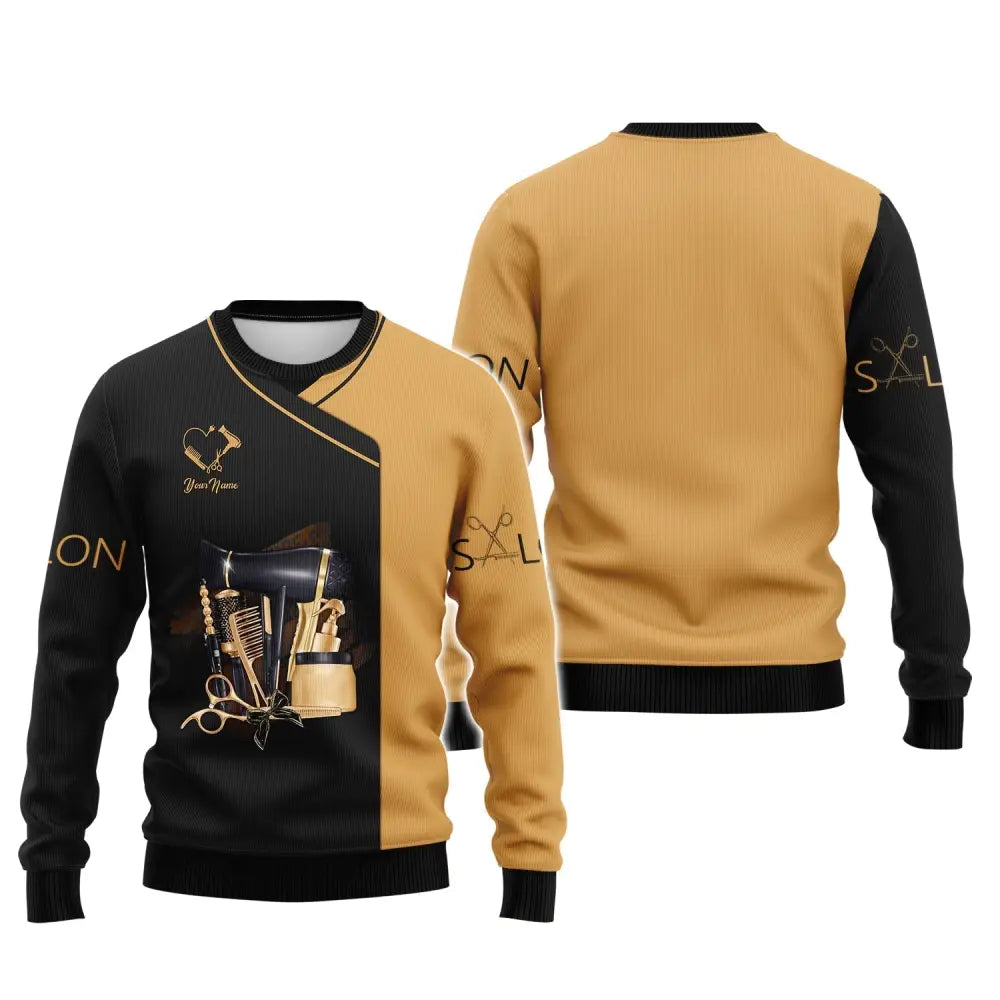 Women Shirt Hair Stylist Hairdresser Hoodie Sportwear T-Shirt