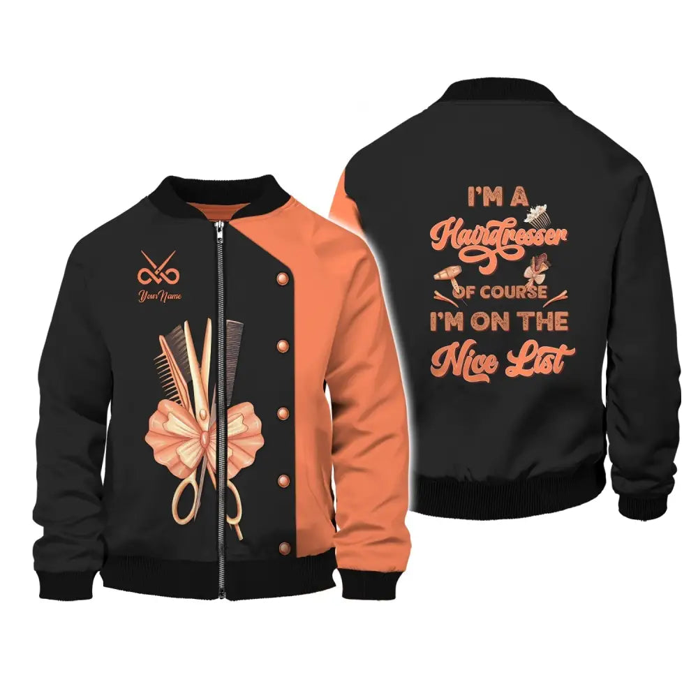 Women Shirt Hair Stylist Hairdresser Hoodie Sportwear T-Shirt