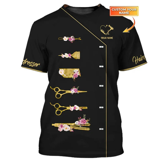 Women Shirt Hair Stylist Hairdresser Hoodie Sportwear T-Shirt / S