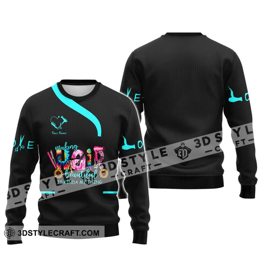 Women Shirt, Hair Stylist Shirt, Hairdresser Sportwear style option 4
