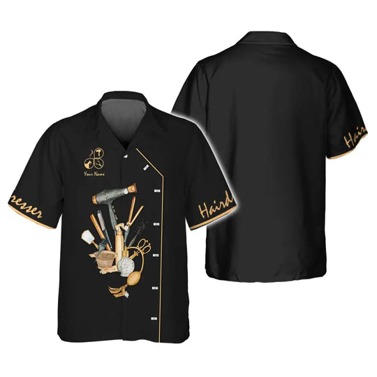 Women Shirt, Hair Stylist Shirt, Hairdresser Sportwear style option 3
