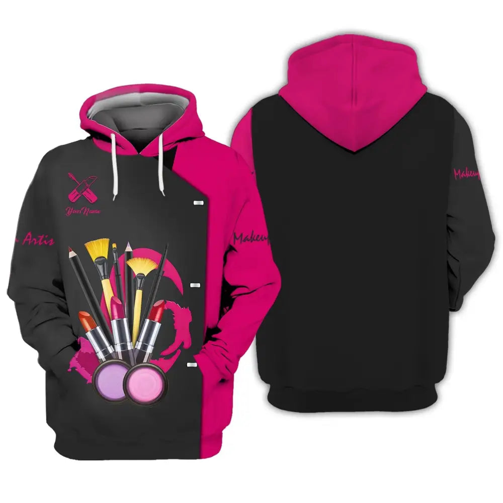 Women Shirt Makeup Artist Hoodie Sportwear / S T-Shirt