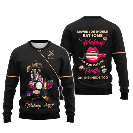 Women Shirt, Makeup Artist Shirt, Makeup Artist Hoodie, Makeup Artist Sportwear style option 4