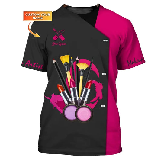 Women Shirt Makeup Artist Hoodie Sportwear T-Shirt / S