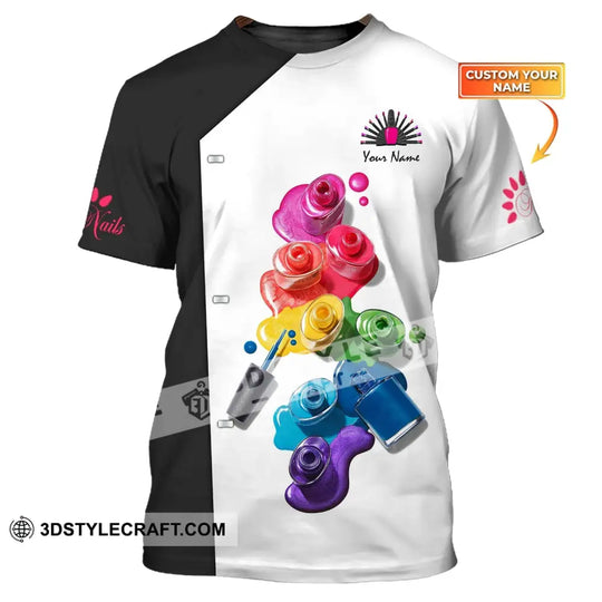 Women Shirt, Nail Artist Shirt, Nail Technician Hoodie, Nail Tech T-Shirt style option 1