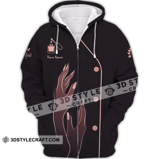 Women Shirt, Nail Technician Shirt, Nail Artist Hoodie, Nail Tech T-Shirt style option 2