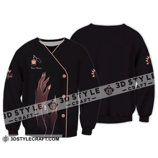 Women Shirt, Nail Technician Shirt, Nail Artist Hoodie, Nail Tech T-Shirt style option 4