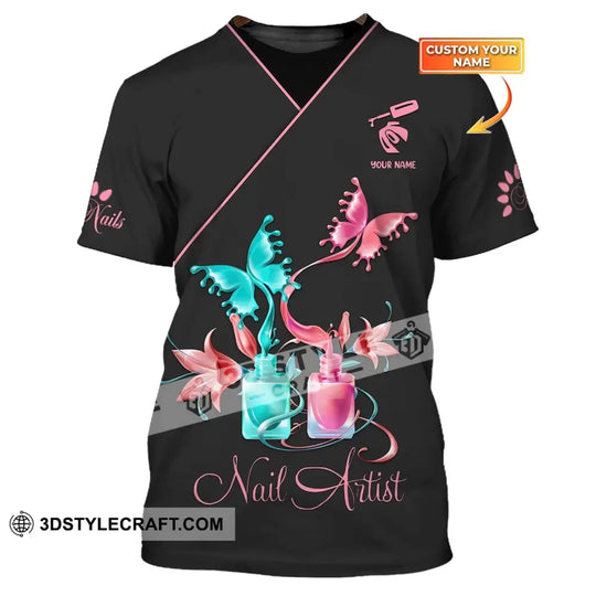 Women Shirt, Nail Technician Shirt, Nail Artist Hoodie, Nail Tech T-Shirt style option 1