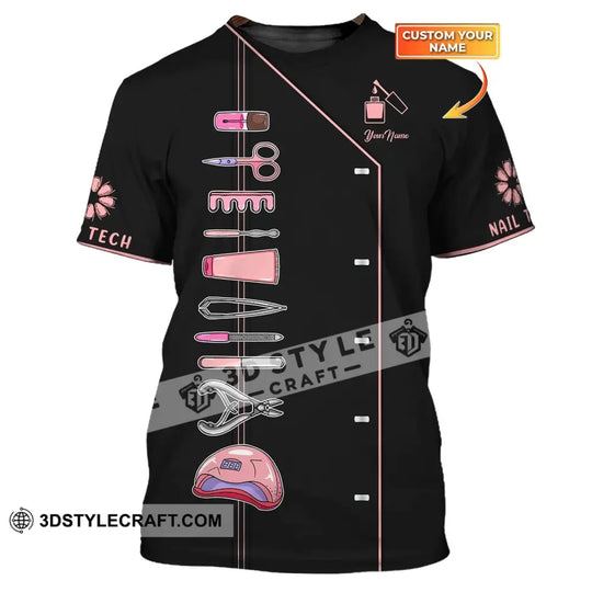 Women Shirt, Nail Technician Shirt, Nail Tech Hoodie, Nail Tech Sportwear style option 1