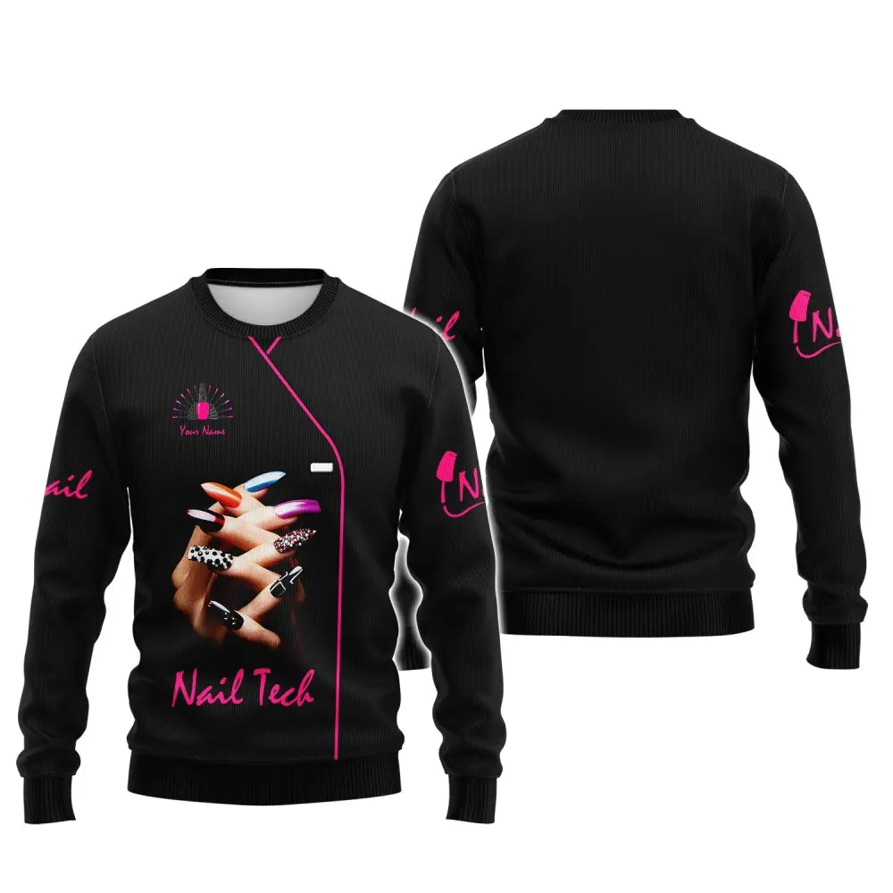 Women Shirt Nail Technician Tech Sportwear T-Shirt