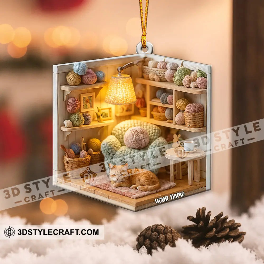 Wool Corner Home Decor Christmas Ornament Personalized Ornament Ornament