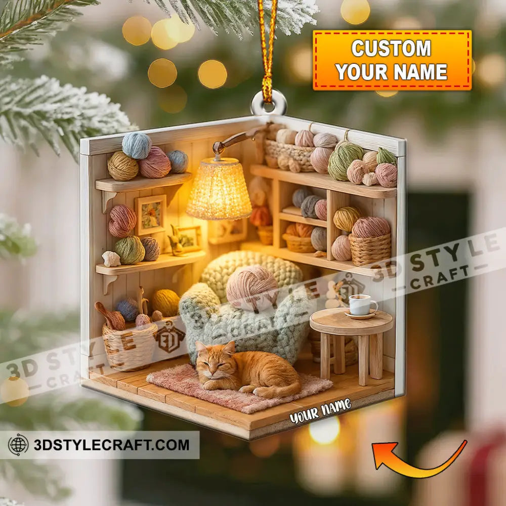 Wool Corner Home Decor Christmas Ornament Personalized Ornament 3.54’’ / 1 Ornament Ornament