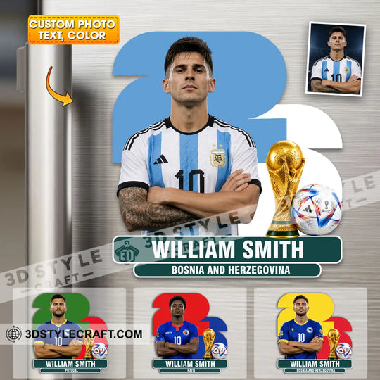 World Cup 2026 Fridge Magnet - Personalized Fridge Magnet style option 1